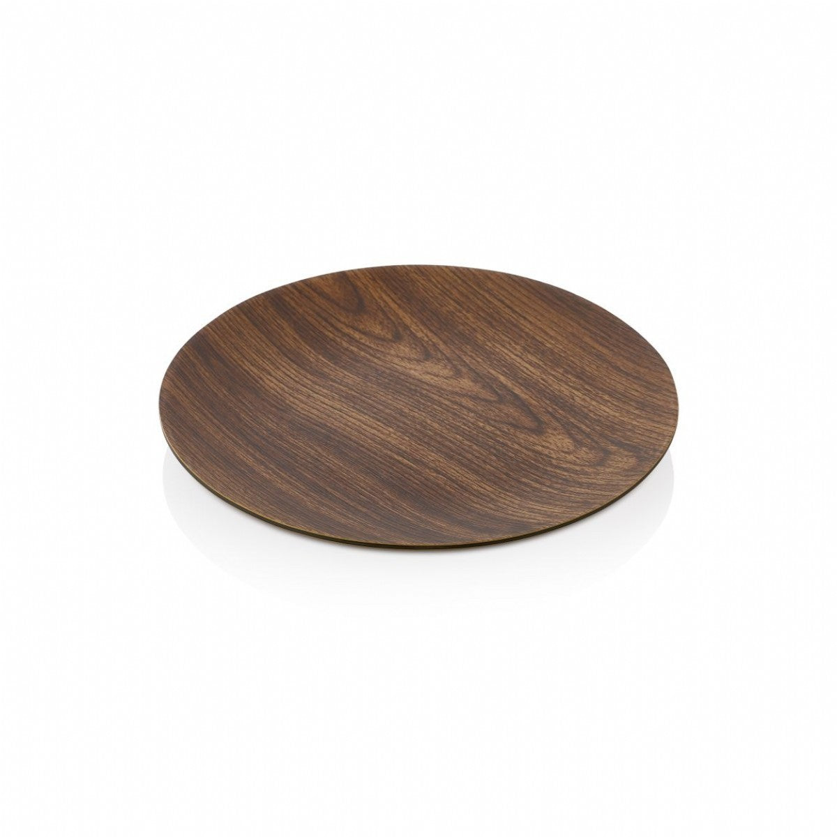 Evelin Wood Finish Round Plate 31Cm 310*310*25 mm