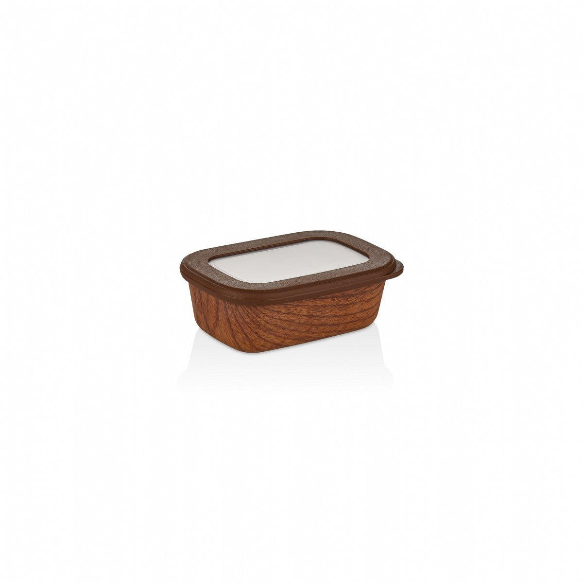 Evelin Wood Finish Classy Storage Bowl 0.40Ltr 100*140*50 mm