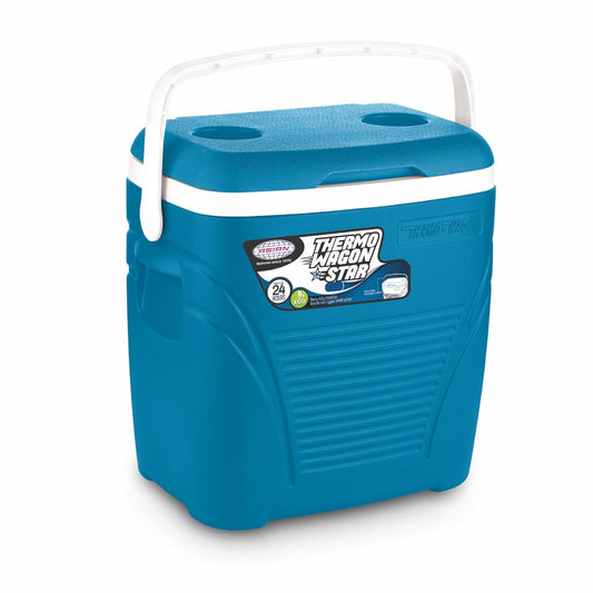 Asian Thermo Wagon Insulated Ice Cooler 28Ltr Blue
