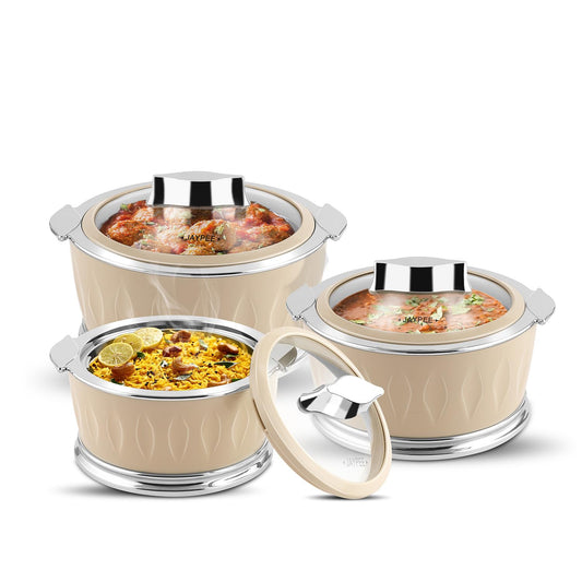 Jaypee Dazzle Mega Casserole 3Pcs Set (1500/2000/3000Ml)