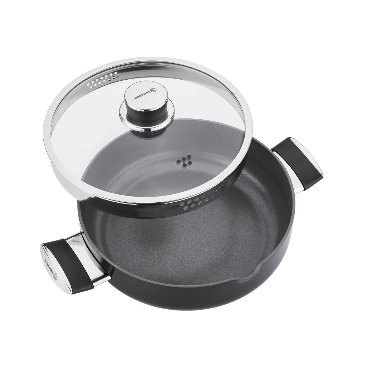 Korkmaz A3887 Lena Low Casserole 28X7.5 Cm - 4 Ltr
