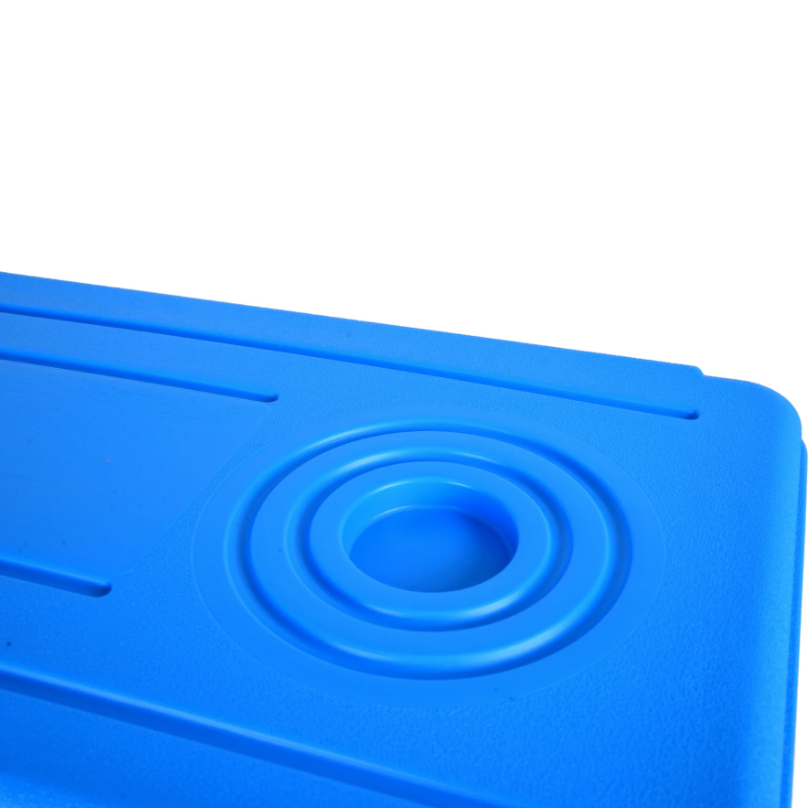 Asian Thermo Wagon Ice Cooler Set Of 4 Large Blue