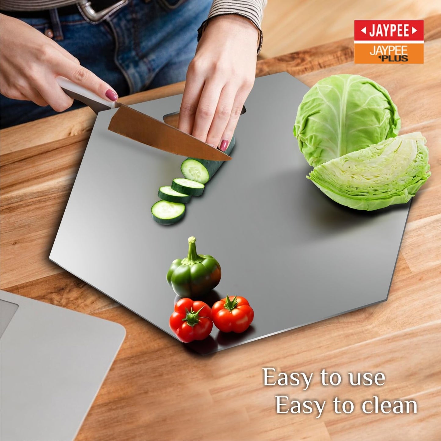 Jaypee Kitchen-X Hexagon Ss Chopping Board