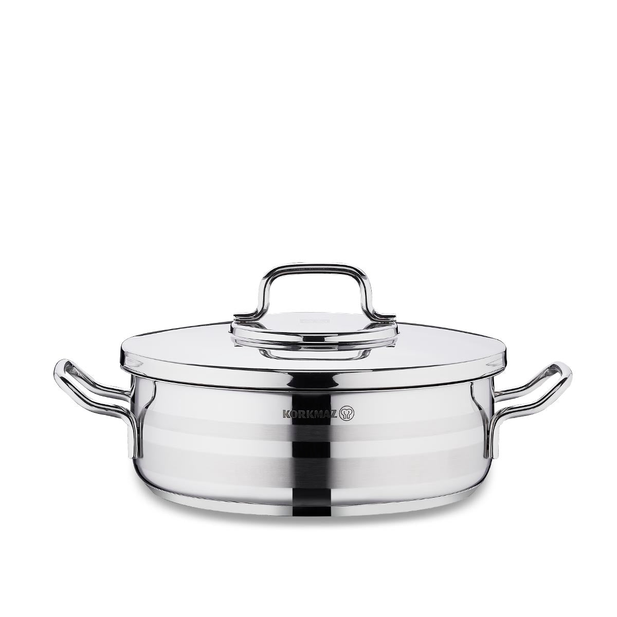 Korkmaz Astra2 Low Casserole 24X8 Cm - 3.5Ltr