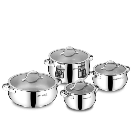 Korkmaz A1964 Samara 8Pcs Cookware Set