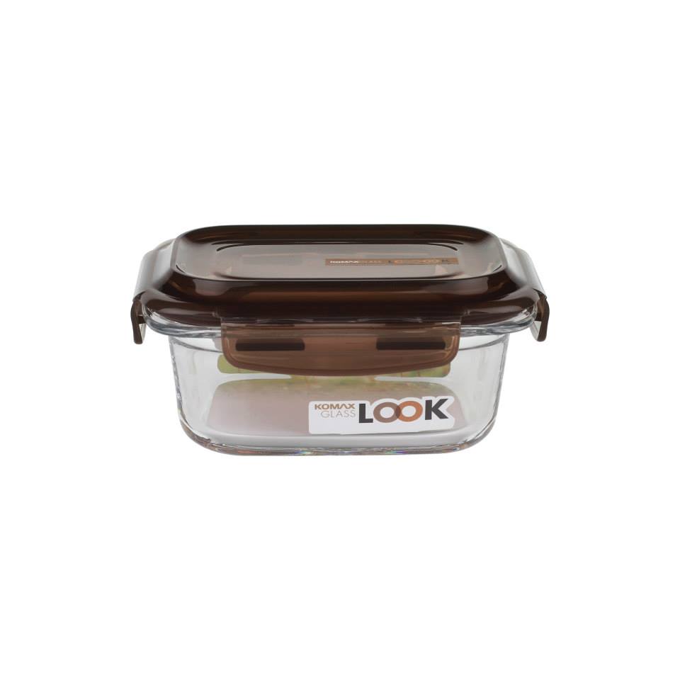 Komax Komax Glass Look Rect. Brown 160Ml