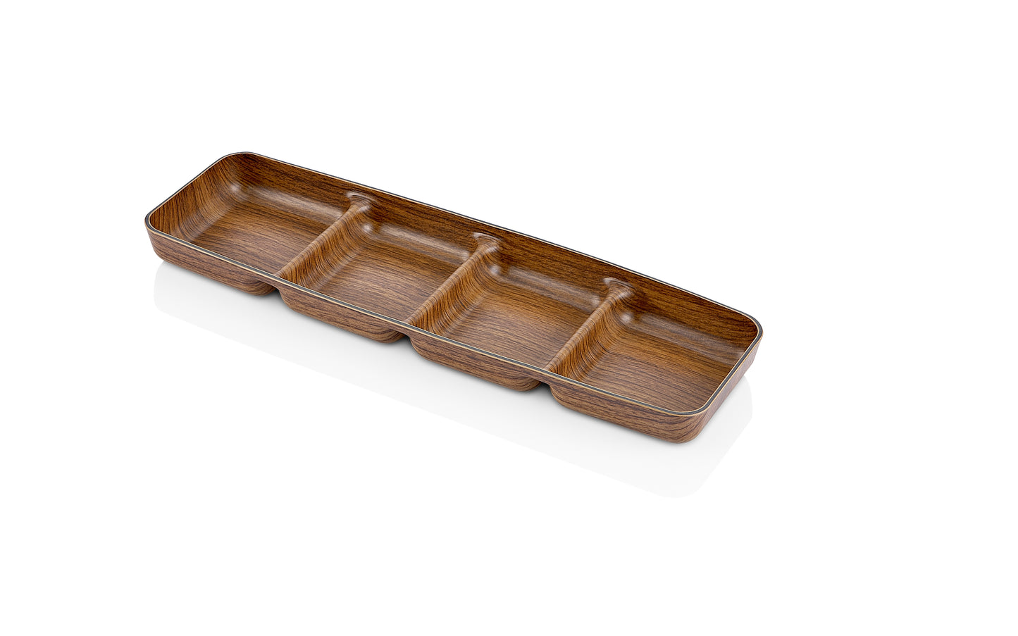 Evelin Wood Finish Pukhet 4 Compartment