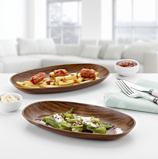 Evelin Plastic Large Serving Plate