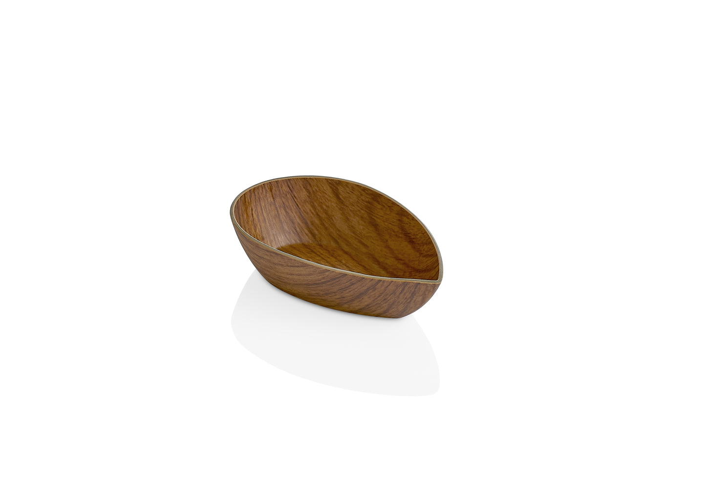 Evelin Wood Finish Mini Drop Bowl