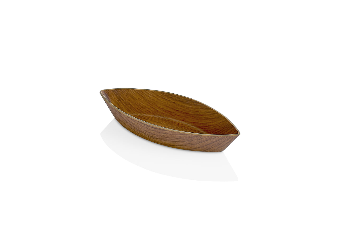 Evelin Wood Finish Gondol Bowl