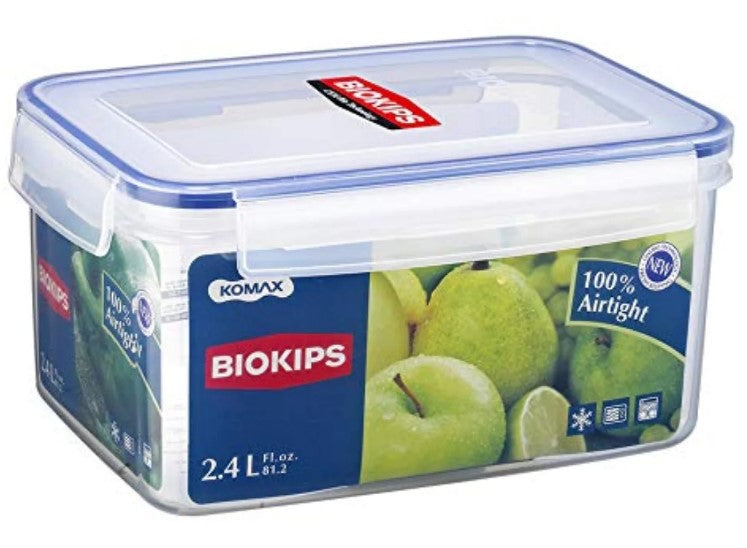 Komax Rectangle Plastic Container .-R41 2.4Lt