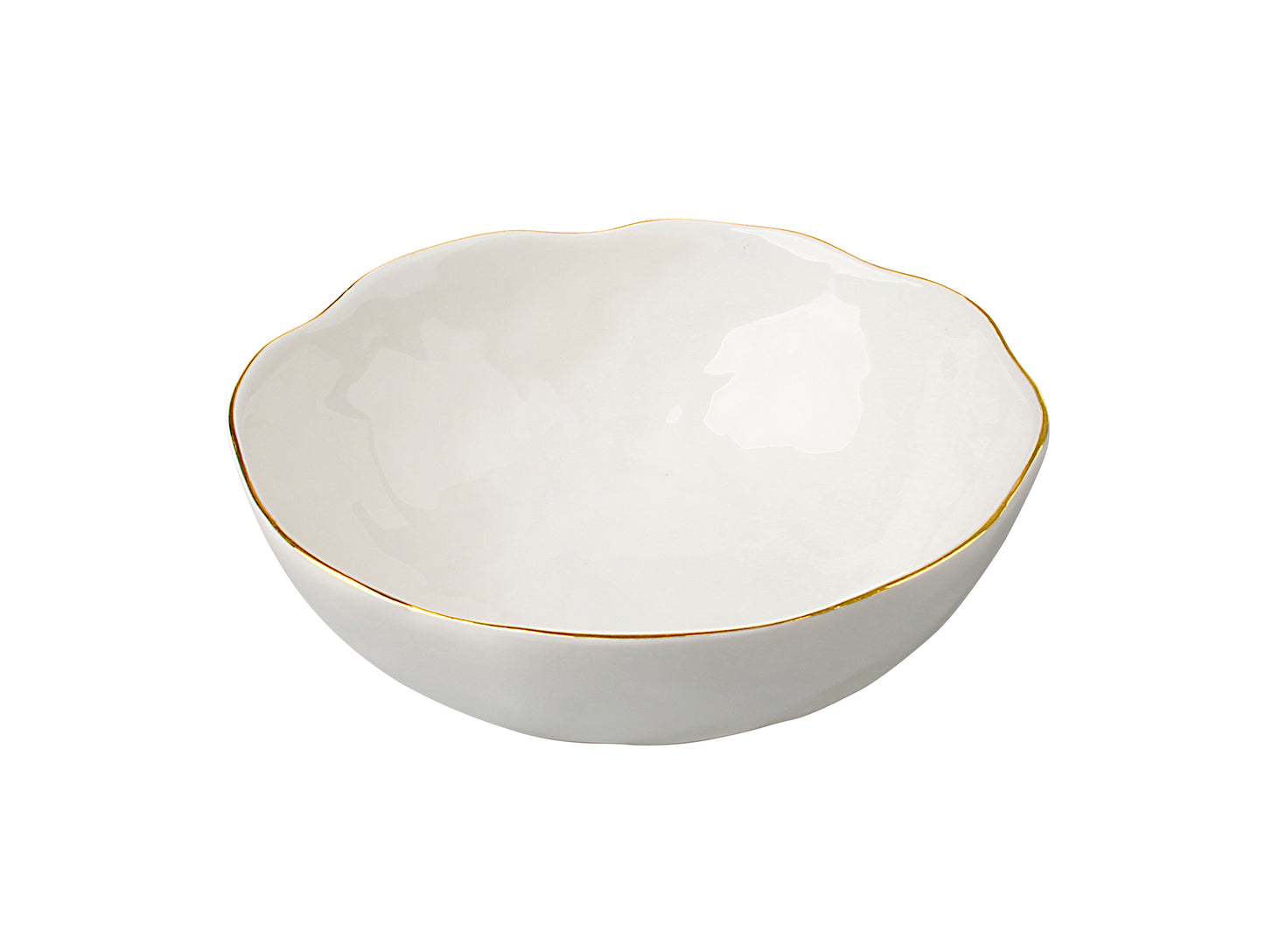 Round Bowl With Gold Line 11Cm