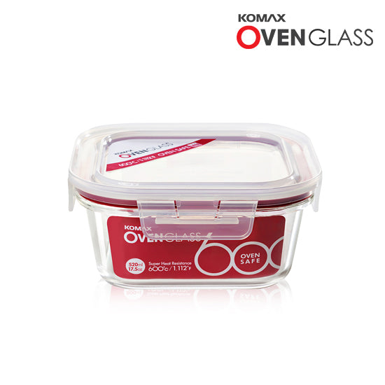 Komax Oven Glass Sq. 520Ml