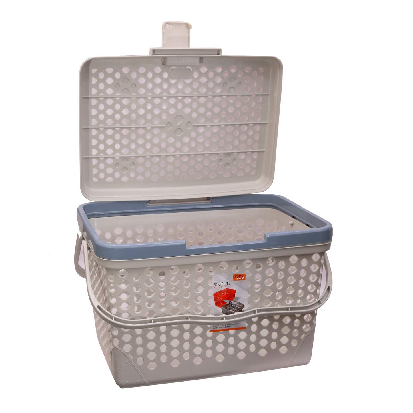 Jaypee Shoplite Basket W/Cover SILVER