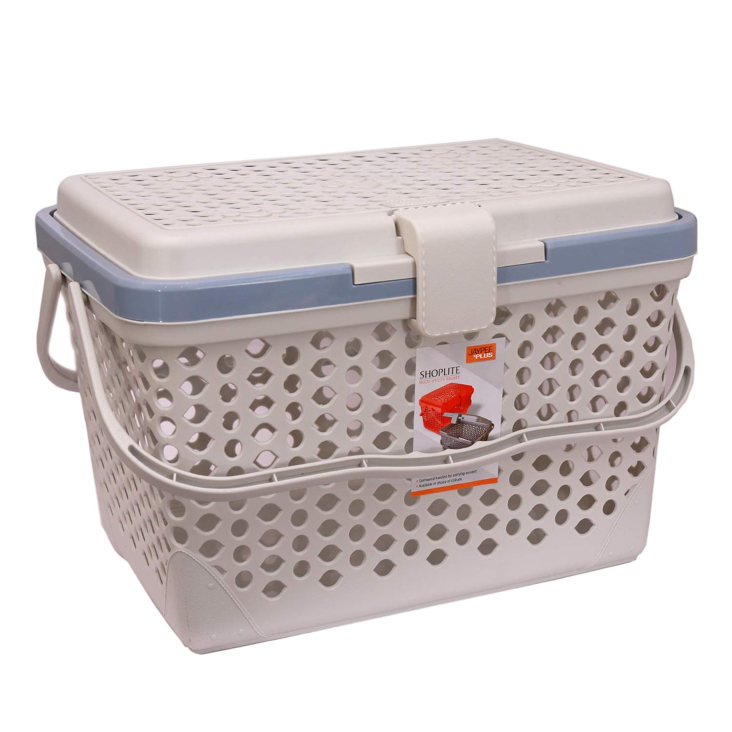 Jaypee Shoplite Basket W/Cover SILVER