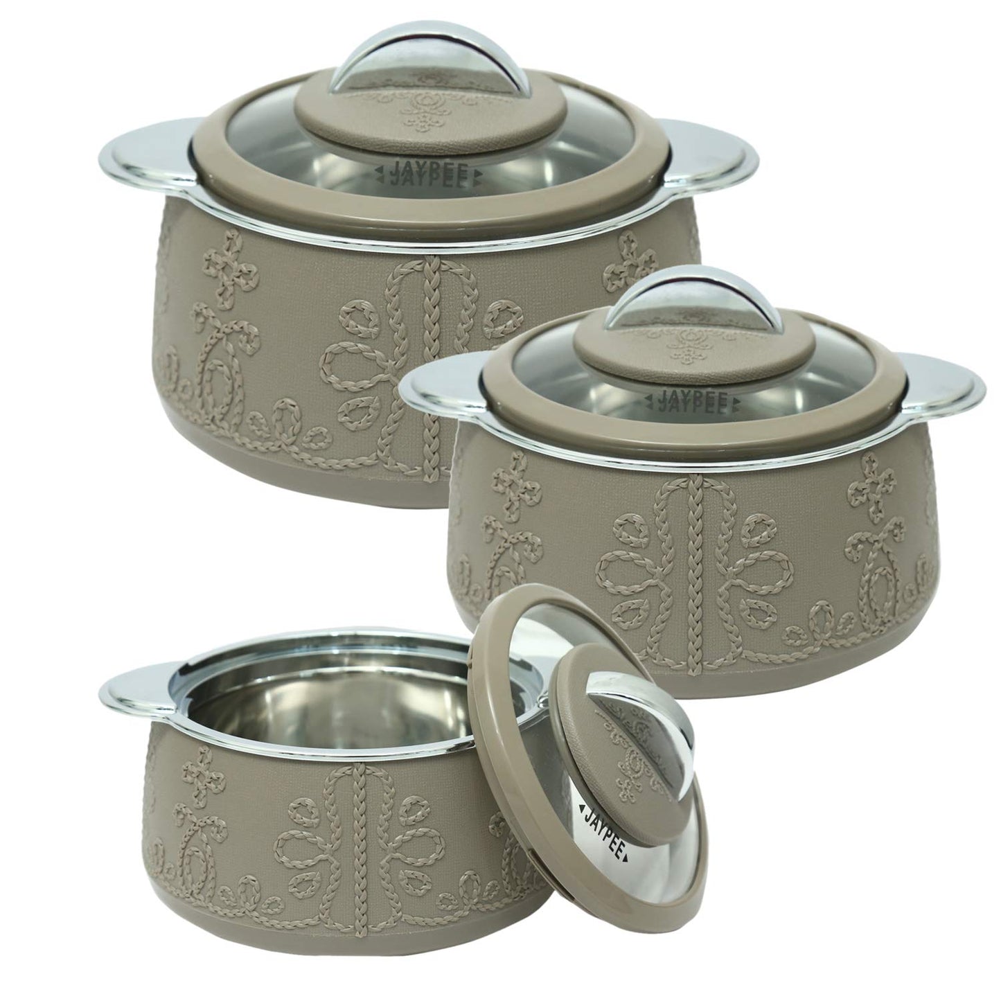 Jaypee Fabrene Casserole 3Pcs Set EARTH BEIGE