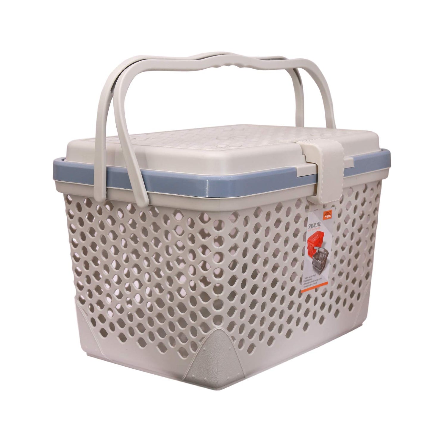 Jaypee Shoplite Basket W/Cover SILVER