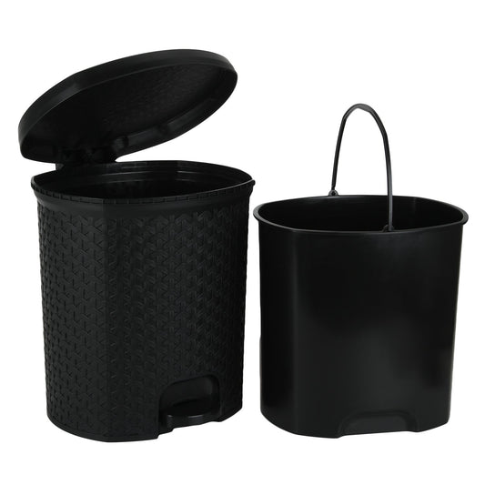 Jaypee Dispose All Big Bin  8 Litre BLACK