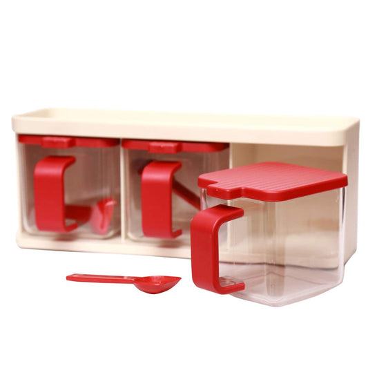 Jaypee P&C 3Pcs Spice Jar Set WHITE