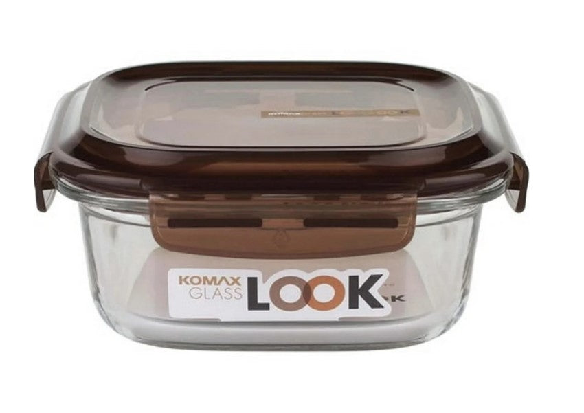 Komax Komax Glass Look Sq. Brown 650Ml