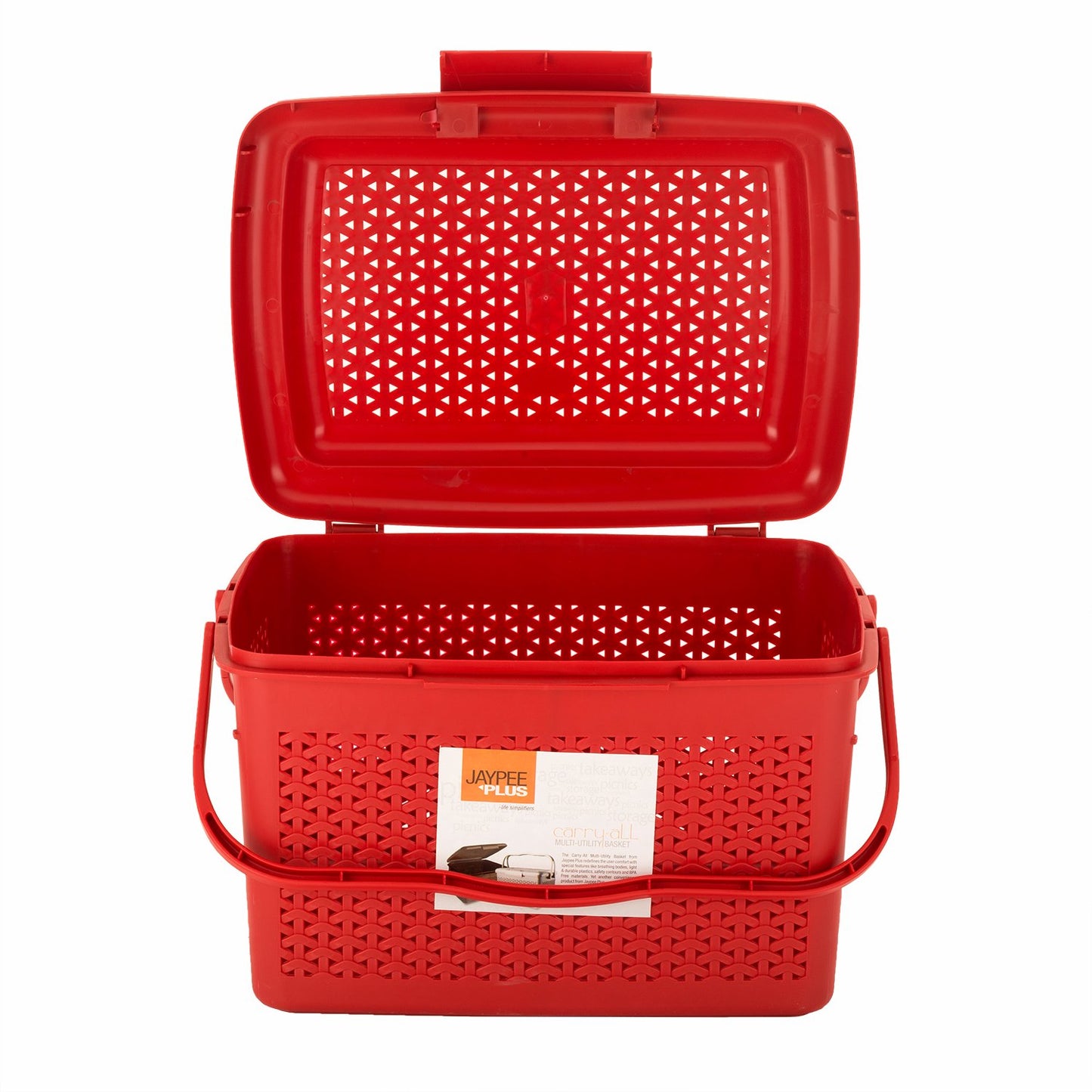 Jaypee Carry All Xl Basket W/Cover RED