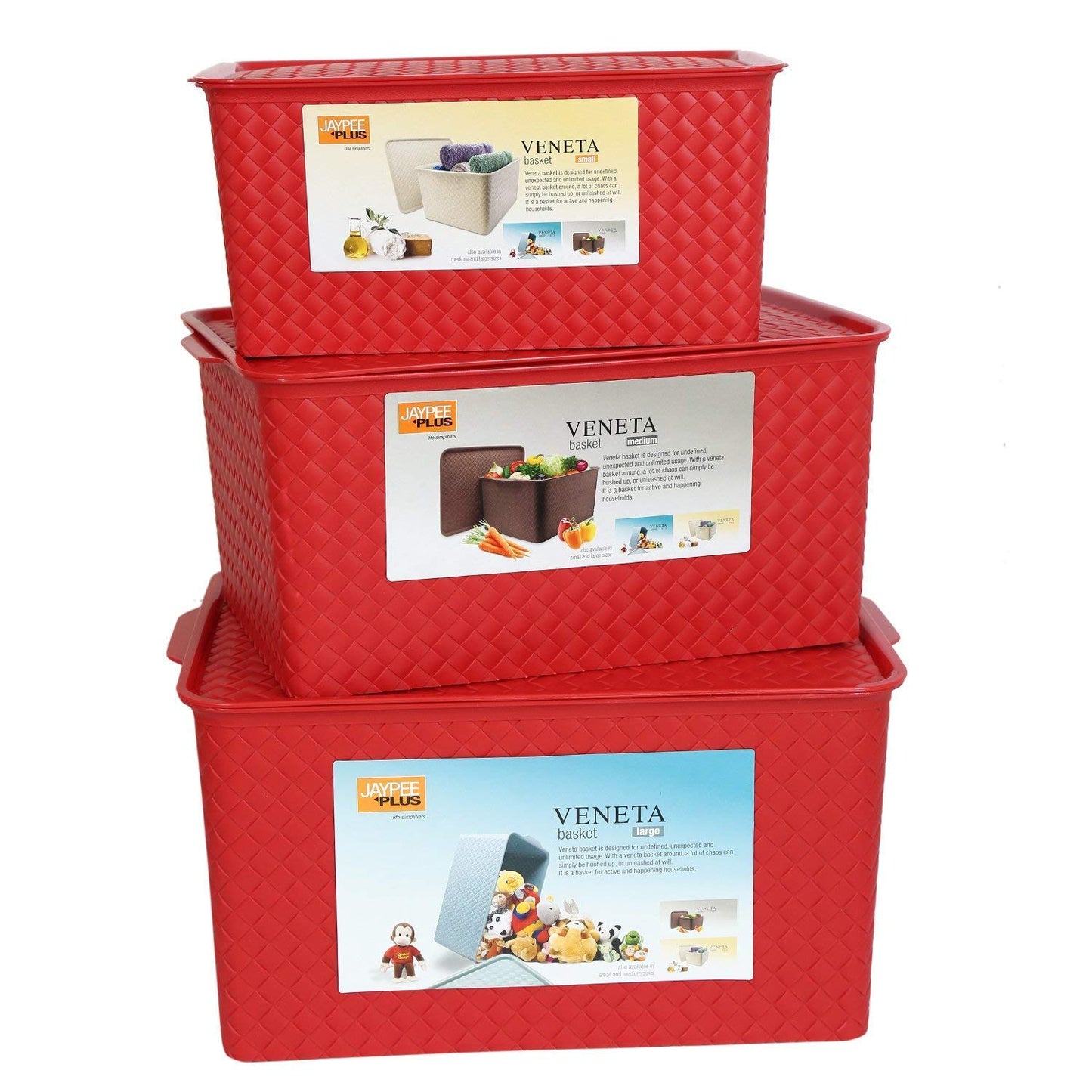Jaypee Veneta Basket Small RED