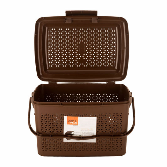 Jaypee Carry All Xl Basket W/Cover BROWN