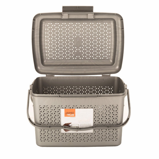 Jaypee Carry All Xl Basket W/Cover SILVER