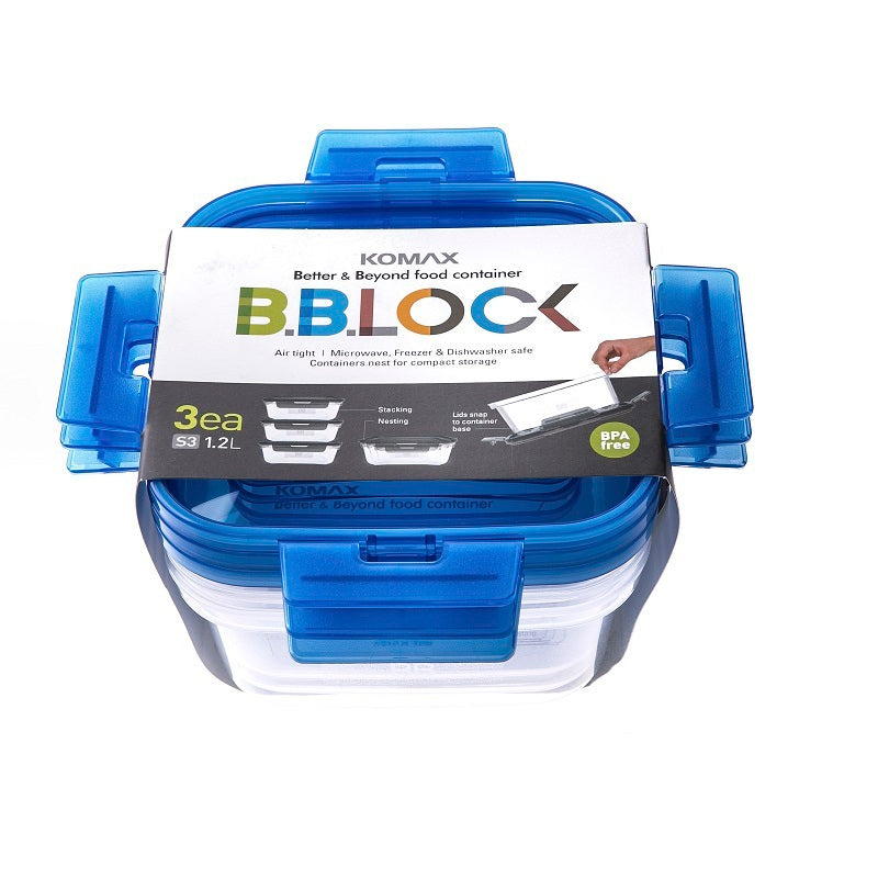 Komax Bb Lock Food Container S3 - 1200Ml