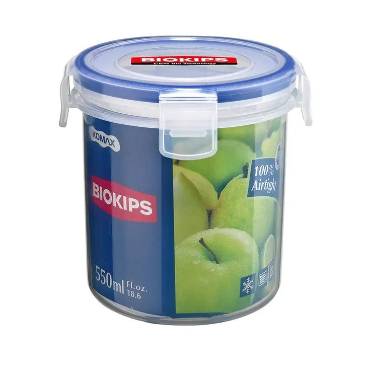 Komax Round Plastic Container .-C11 550Ml