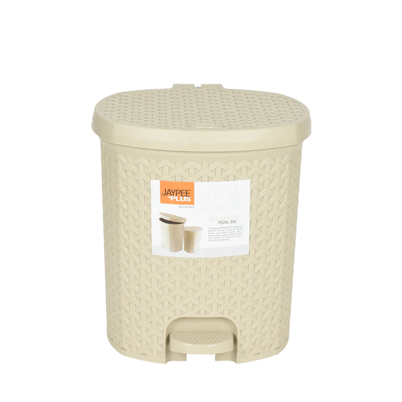 big pedal bin Jaypee Dispose All Big Bin 8 Litre BEIGE – AL SHUJA