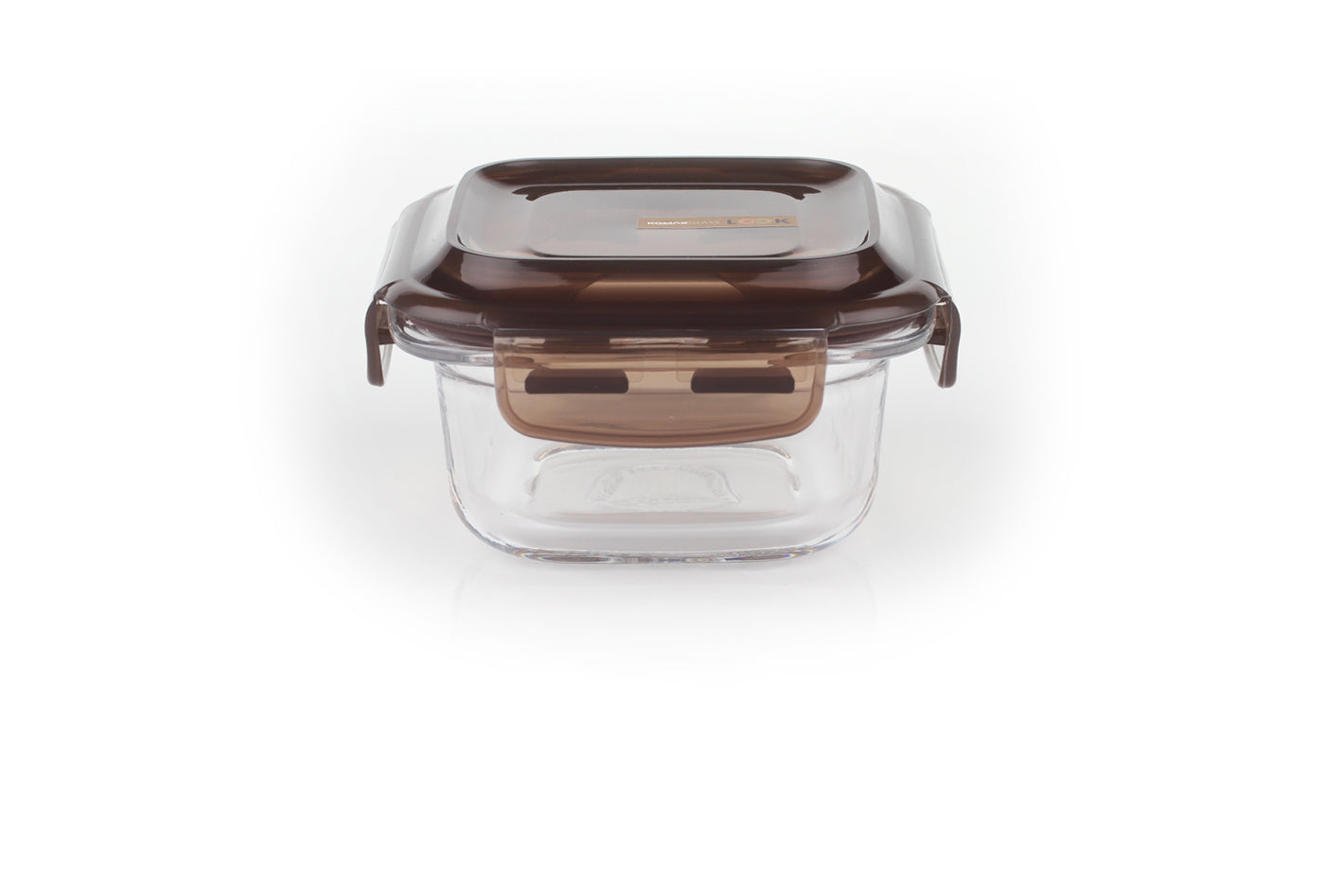 Komax Komax Glass Look Sq. Brown 210Ml