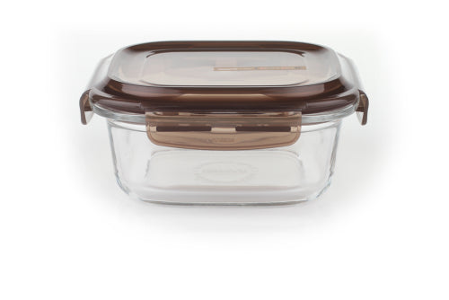 Komax Komax Glass Look Sq. Brown 350Ml