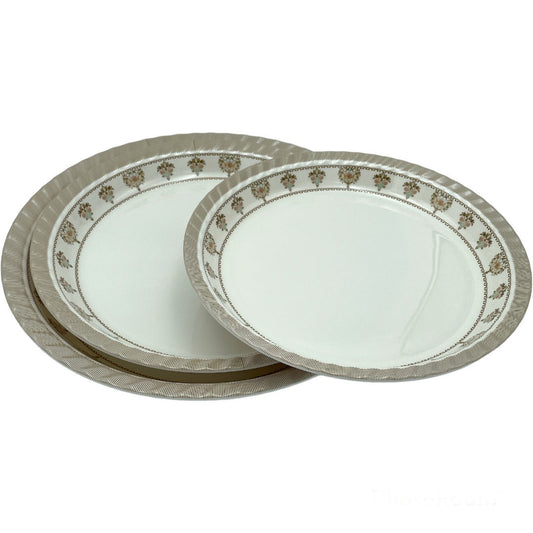 Hopeful Round Deep Plate 35 CM BROWN