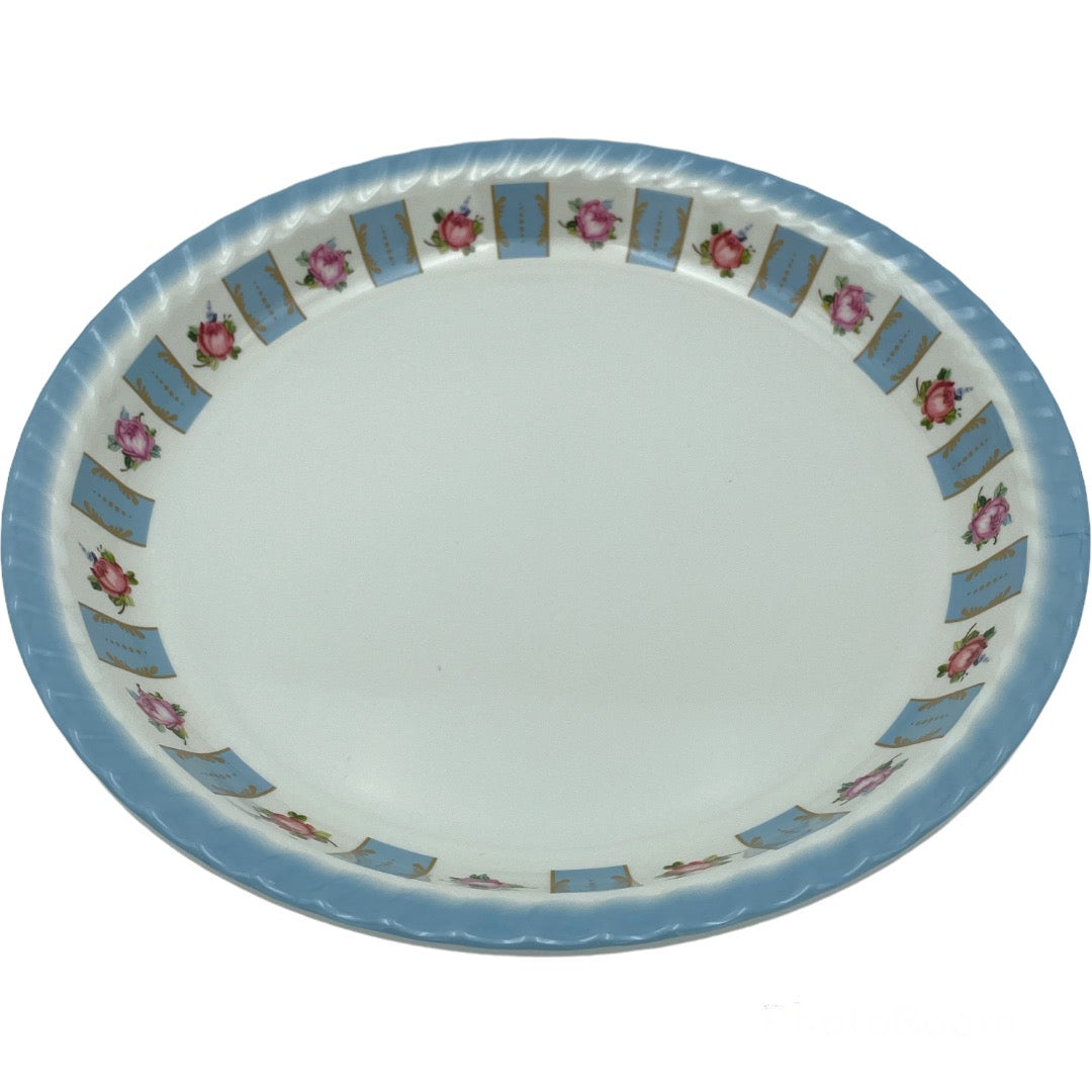 Hopeful Round Deep Plate 35 CM BLUE