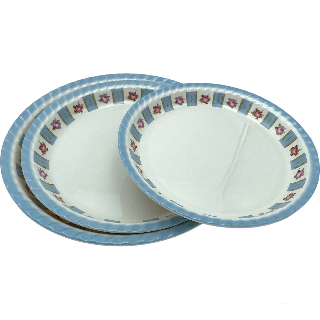 Hopeful Round Deep Plate 35 CM BLUE