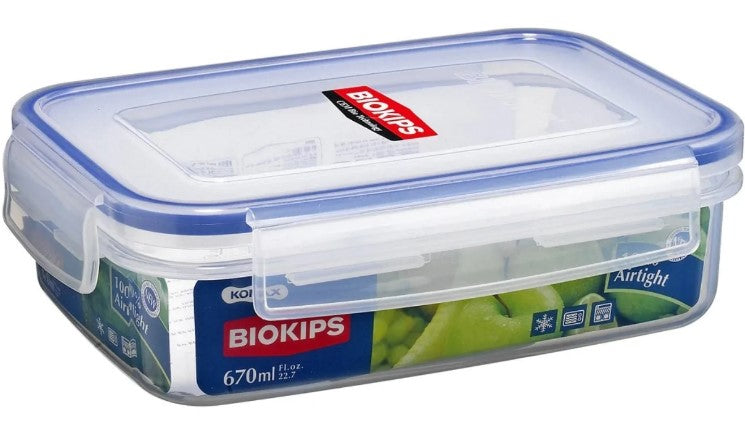 Komax Rectangle Plastic Container .-R30 670Ml