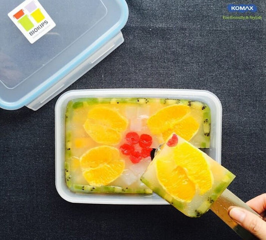 Komax Rectangle Plastic Container R2  .-450Ml