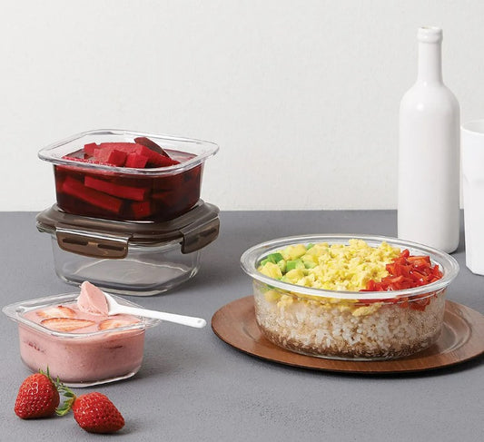 Komax Komax Glass Look Rnd Brown 800Ml