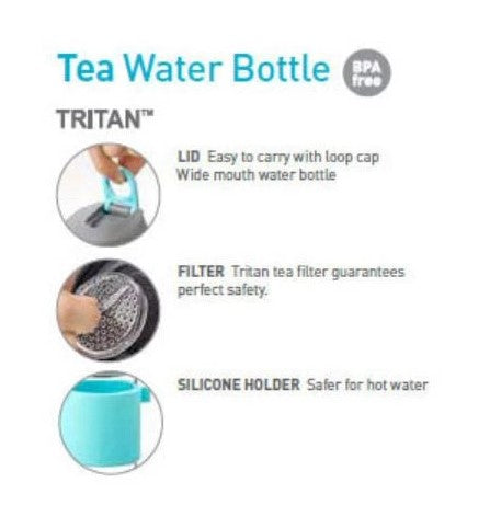 Komax Komax Tea Bottle 550Ml With Silicone Holder