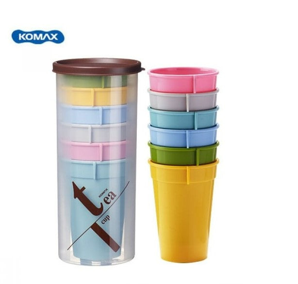 Komax Tea Cup 6 Pcs Set 190Ml