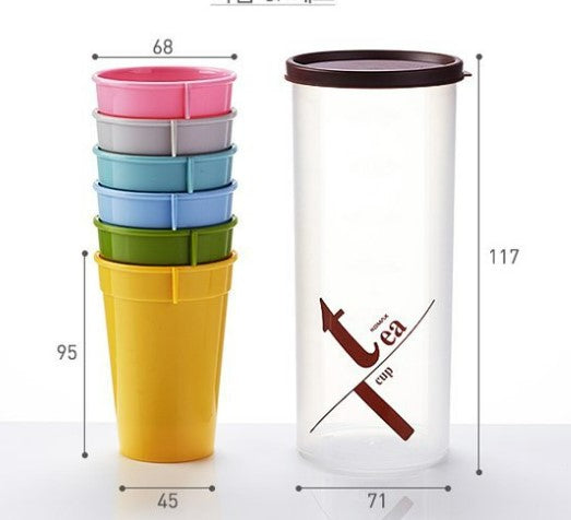 Komax Tea Cup 6 Pcs Set 190Ml