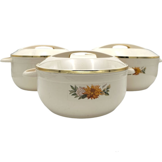 Asian Nova Casserole 3Pcs Set 2500+3500+5500Ml BEIGE