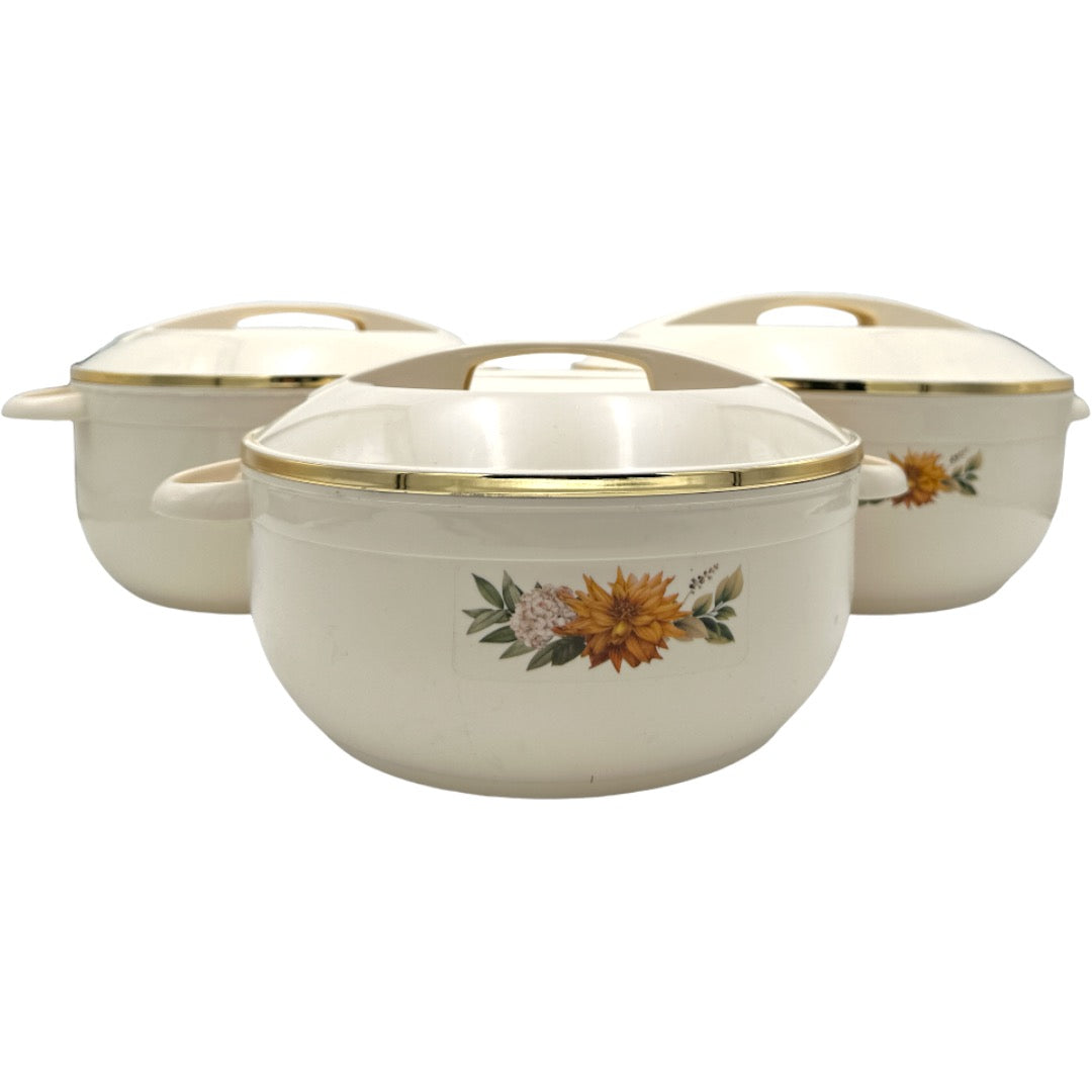 Asian Nova Casserole 3Pcs Set 1000+1600+2500Ml BEIGE