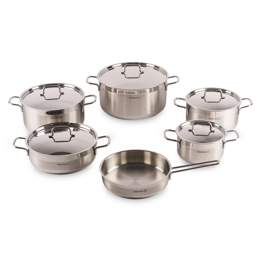 Korkmaz A1641 Alfa 11Pcs Cookware Set