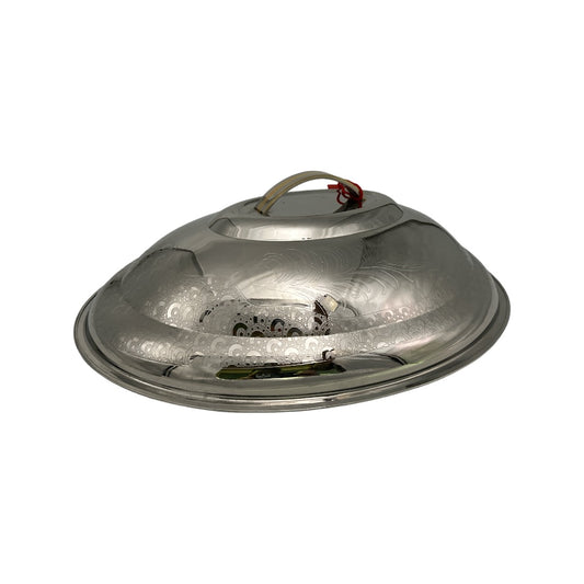 Maxima Celina Dome Silver Oval Hotpot 6.5Ltr