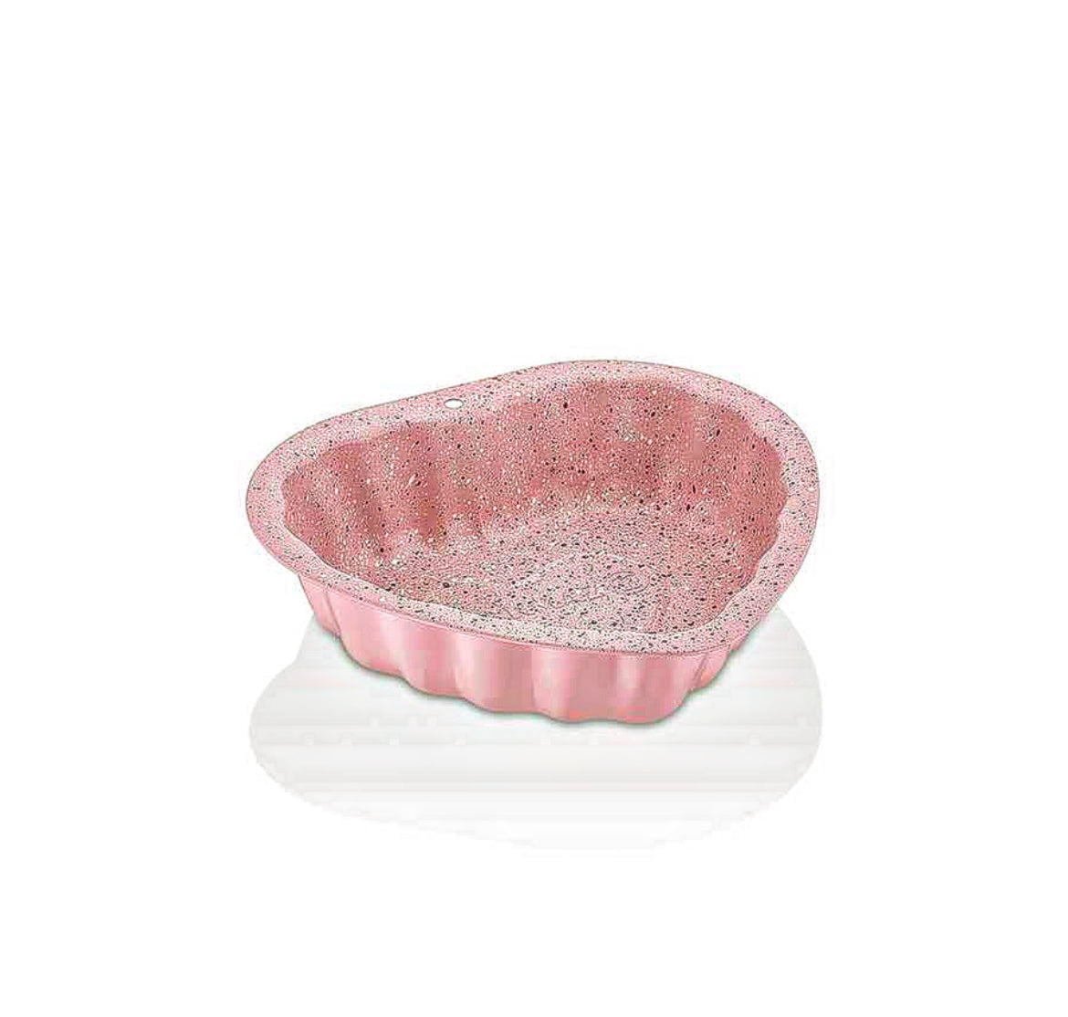 Korkmaz Torta Mini Heart Cake Pan *Brown Colour*