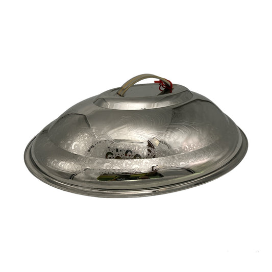 Maxima Celina Dome Silver Oval Hotpot 9.0Ltr