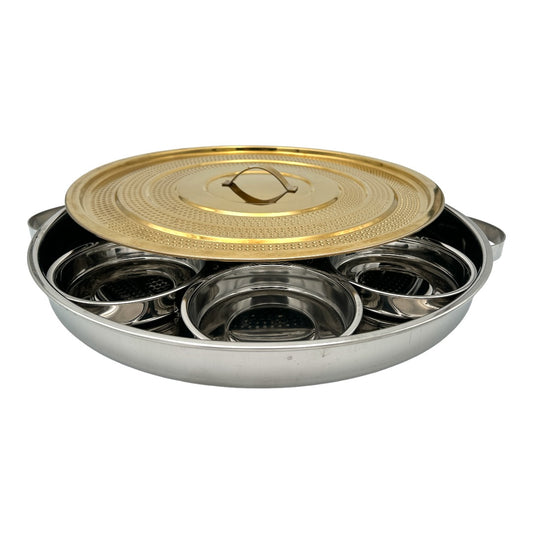 Maxima Breakfast Golden Tray 45Cm
