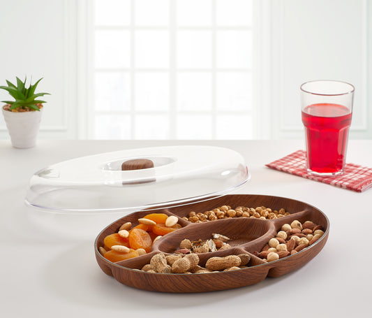 Evelin Wood Finish Tokyo Nut & Breakfast Set